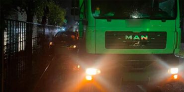 ДТП між вантажівкою та учбовим авто у Черкасах